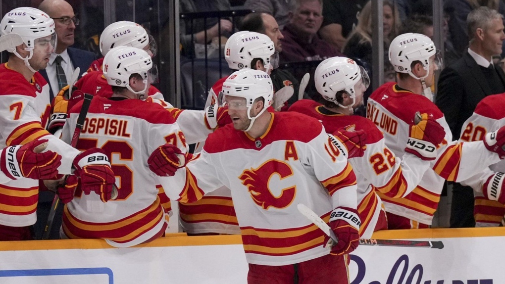 Huberdeau, Rooney lead Flames over Predators 4-3, snap eight-game road skid [Video]