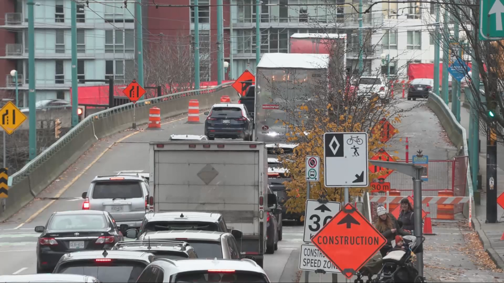 Traffic woes continue in downtown Vancouver [Video]