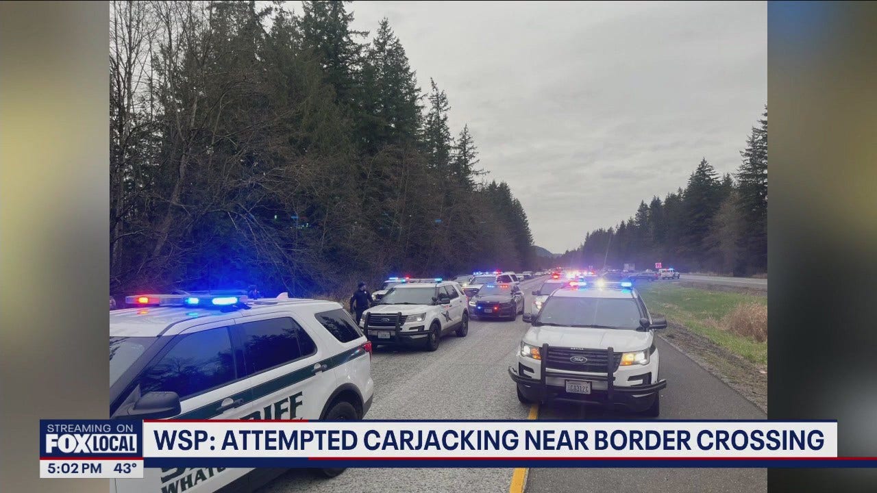 Armed carjacking at WA-Canada border ends in pursuit [Video]