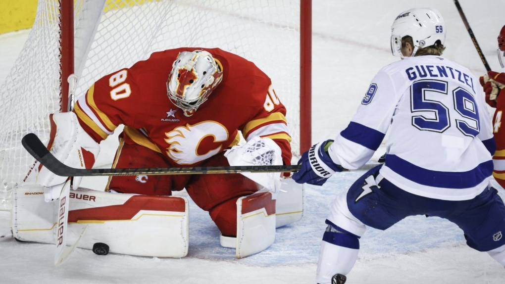 Kucherov’s six points, Guentzel hat trick leads Lightning to 8-3 romp over Flames [Video]