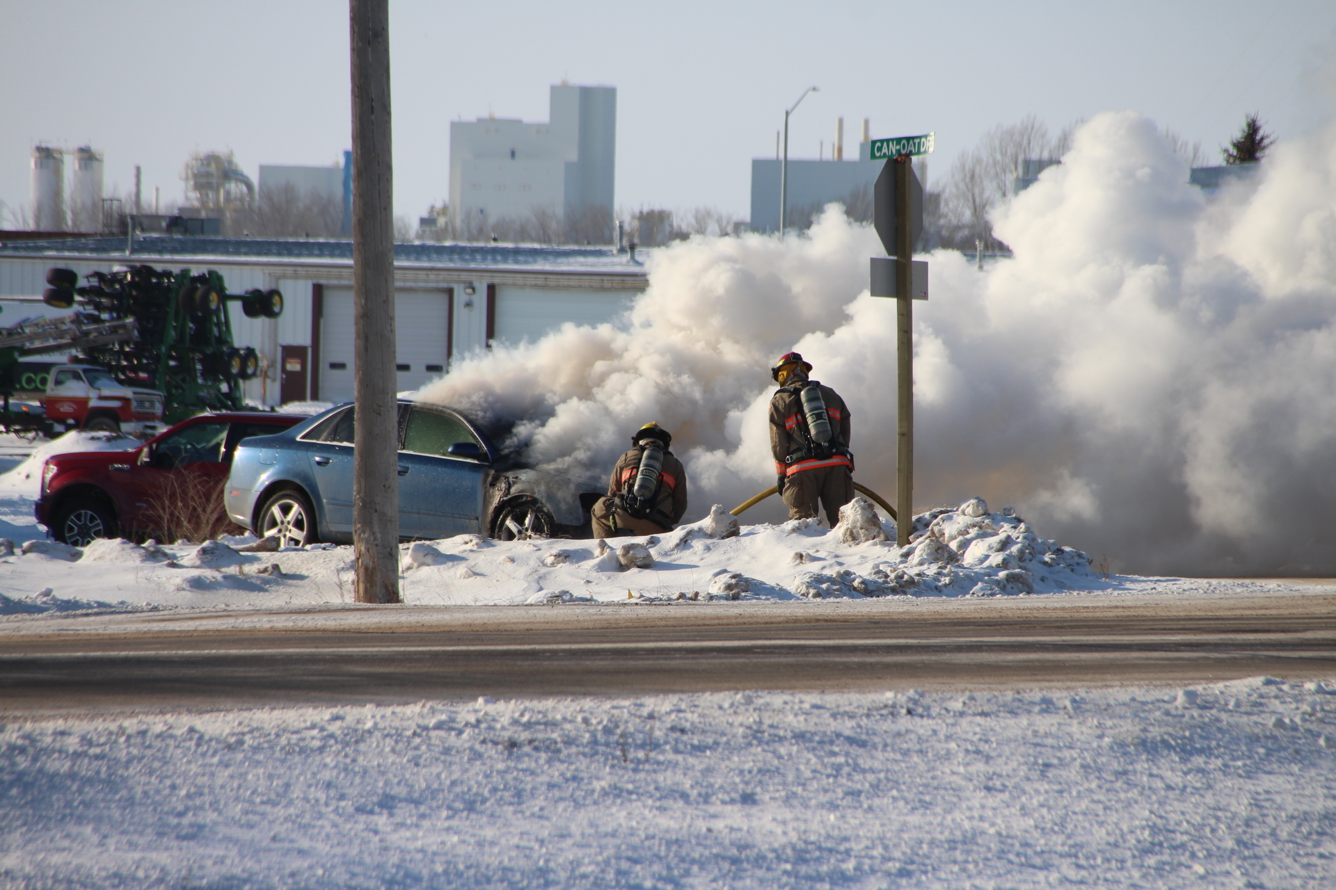 Emergency crews respond to car fire on west end of Portage – PortageOnline.com [Video]