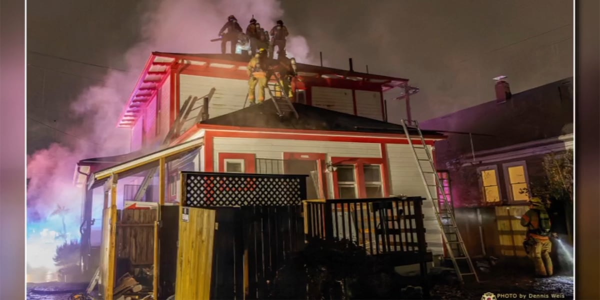 Former north Portland dispensary burns in fire [Video]