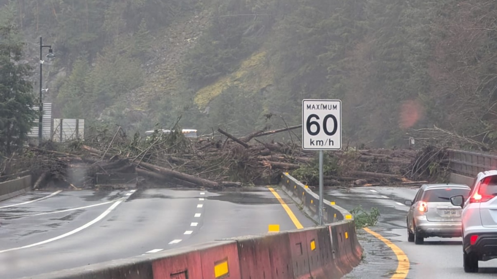 Highway 99 landslide: Reception centre opened in North Van [Video]