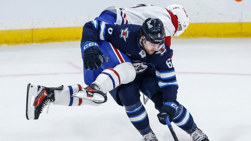 Hellebuyck frustrates Canadiens as Jets win 4-2 [Video]