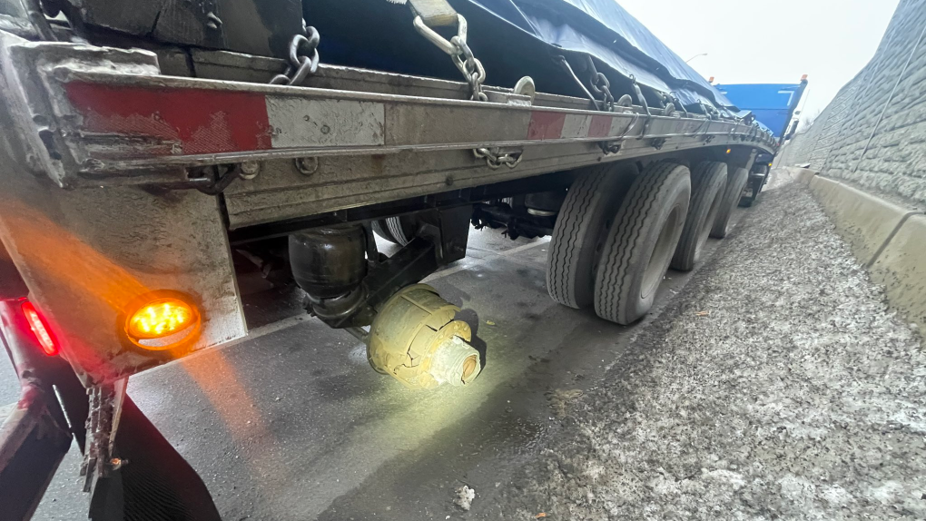 OPP charged Ottawa truck driver with detached wheel on Hwy. 417 [Video]