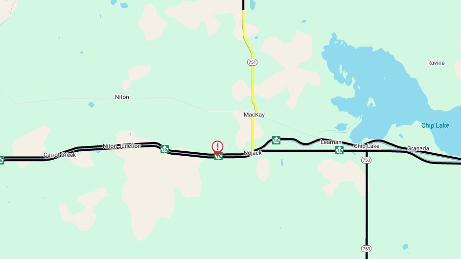 Highway 16 closed because of semi fire [Video]