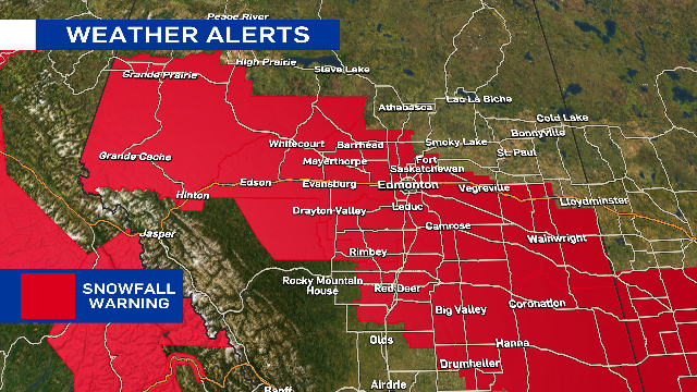 Snowfall warning in place for Edmonton [Video]