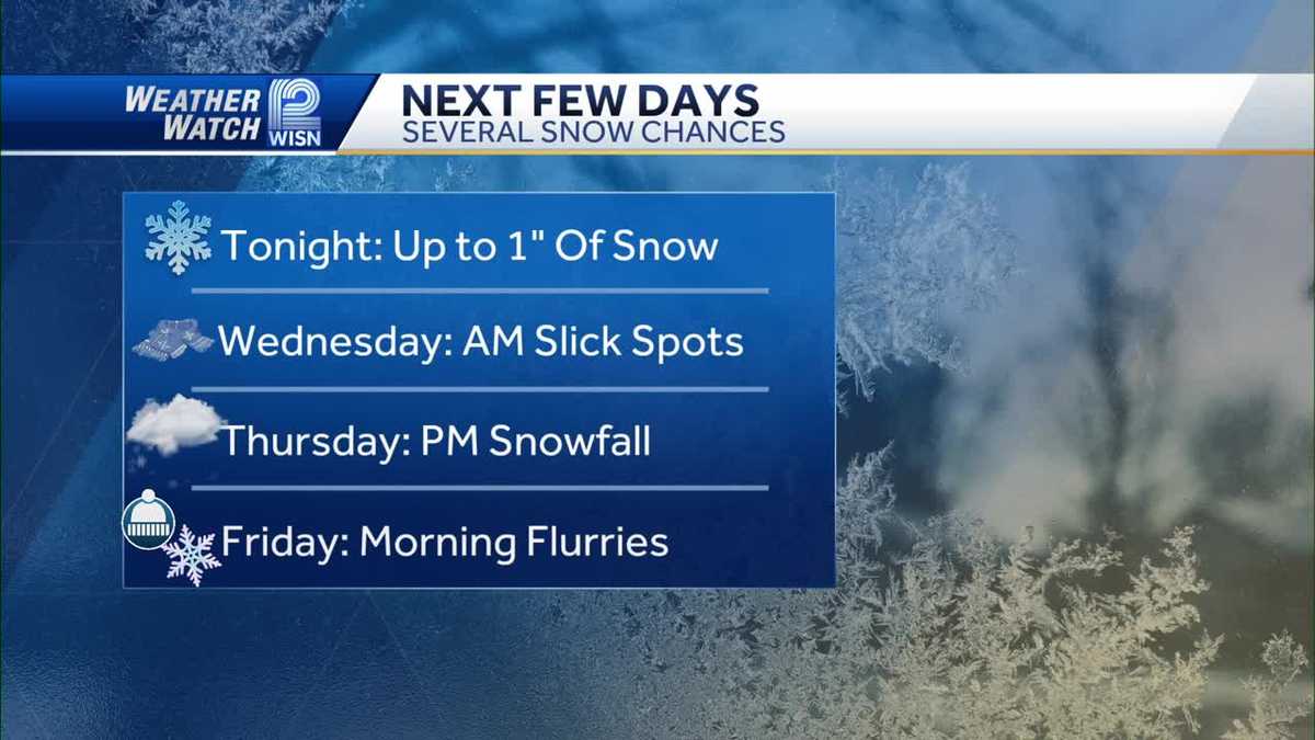 Winter weather brings snow and Arctic chill to southern Wisconsin [Video]