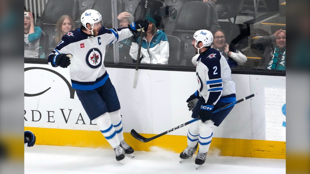 Winnipeg Jets beat San Jose Sharks 4-3 [Video]