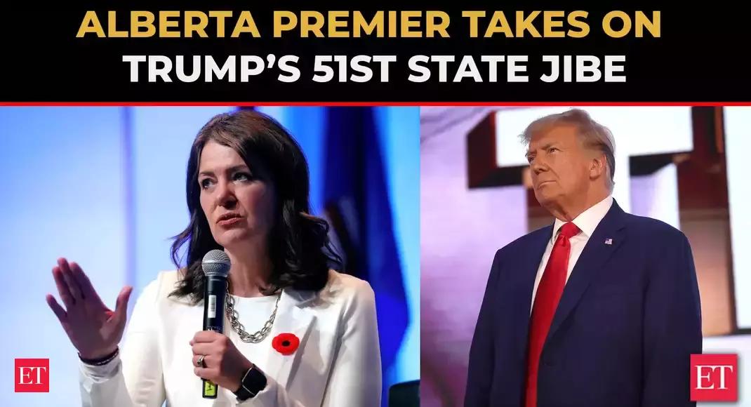 Alberta Premier stands up to Trump on 51st state controversy: Canada provides  – The Economic Times Video