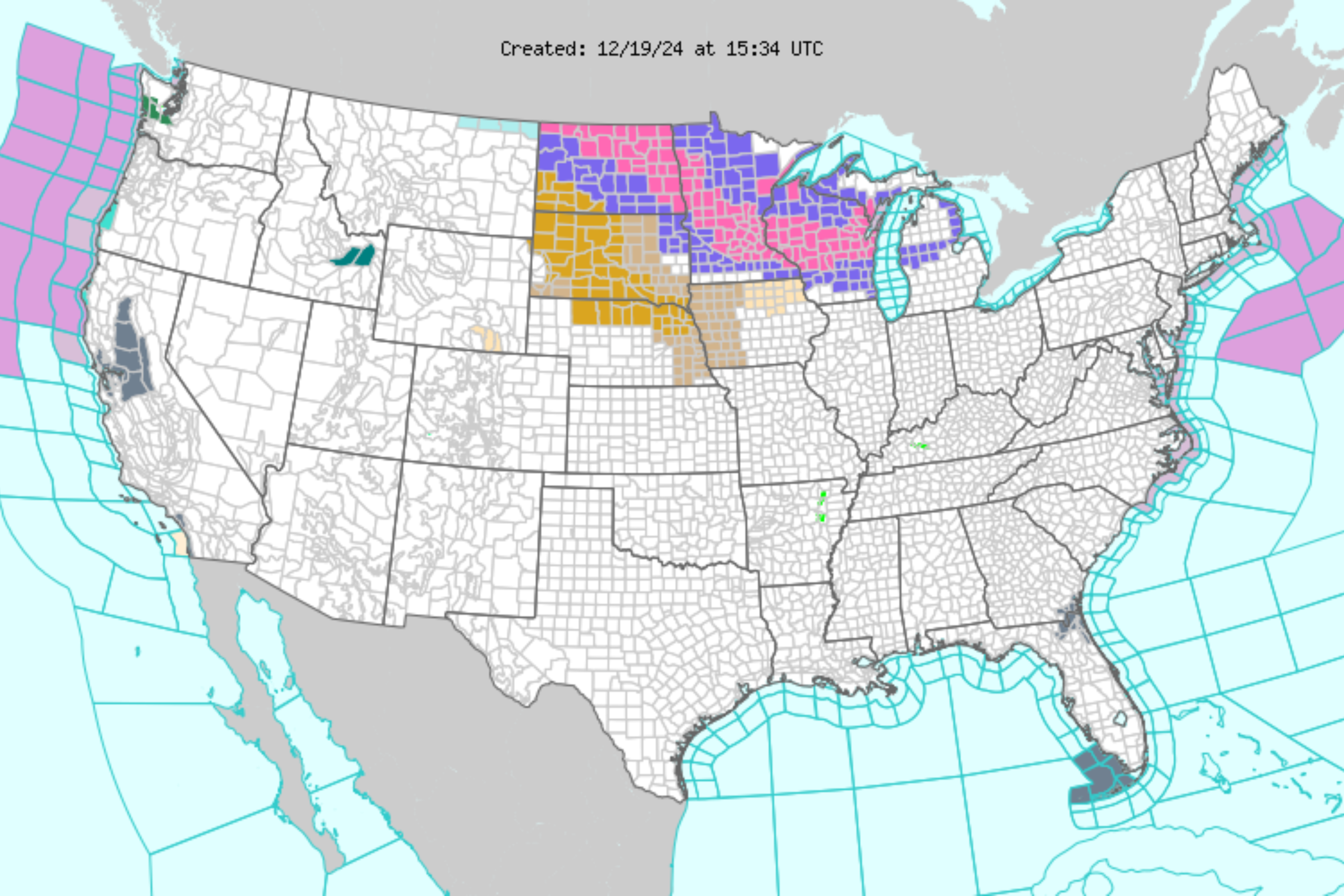 Map Shows Winter Storm Warning Issued for 4 States Ahead of Christmas [Video]