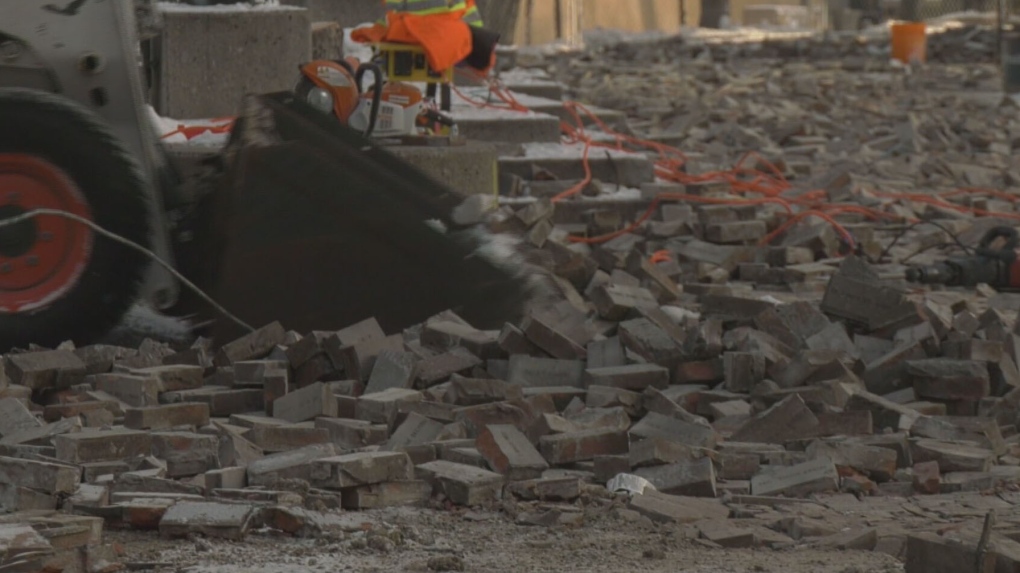 Calgary Olympic brick recovery now underway [Video]