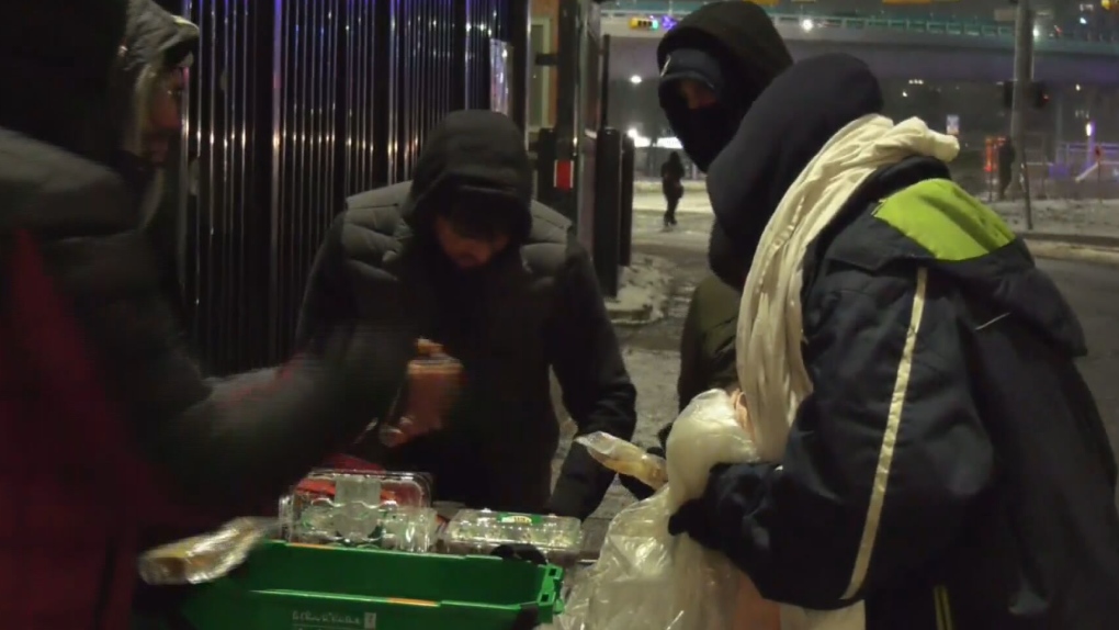 Homeless in Calgary helped with food donations [Video]