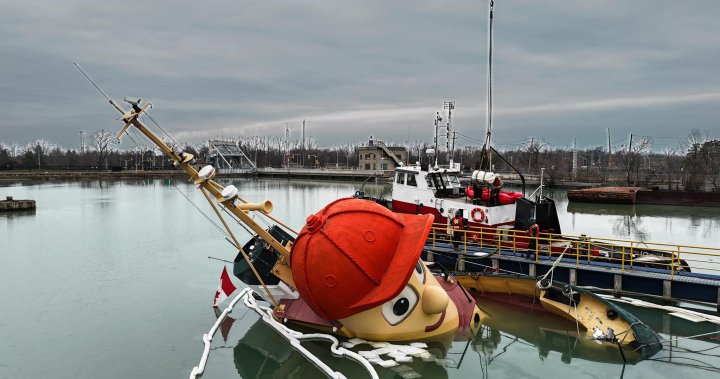 Theodore Too floats again after partial sinking in Ontario port [Video]