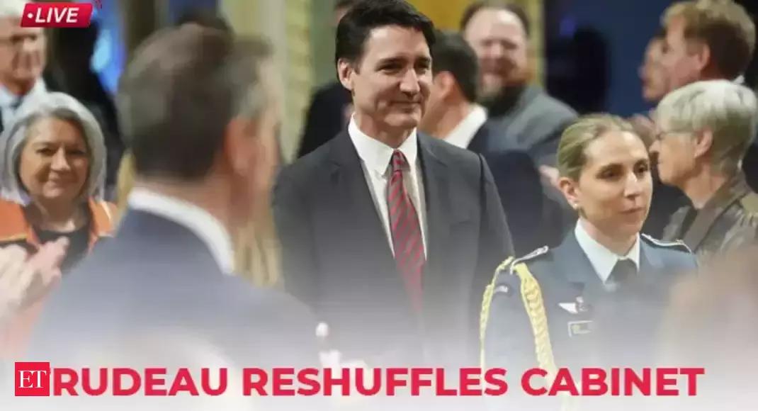 LIVE | Canadian PM Trudeau reshuffles his cabinet amid party pressure & Trumps tariff threats – The Economic Times Video