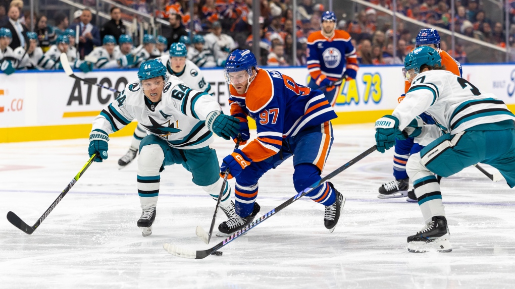 Edmonton Oilers tip San Jose Sharks 3-2 in OT [Video]