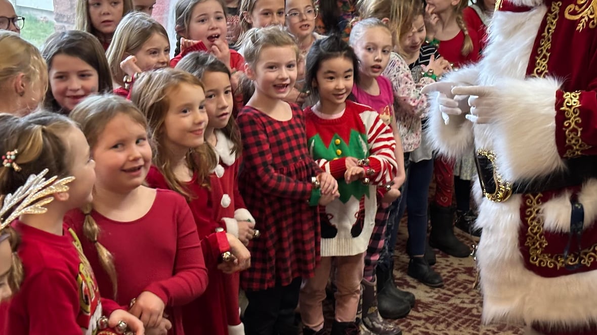 March of the Elves (OK, a bunch of really cute P.E.I. students) delights seniors for Christmas [Video]