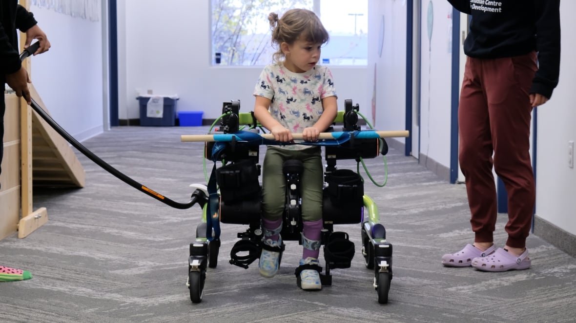 This Canadian-made walker is helping kids with disabilities  if their families can afford it [Video]