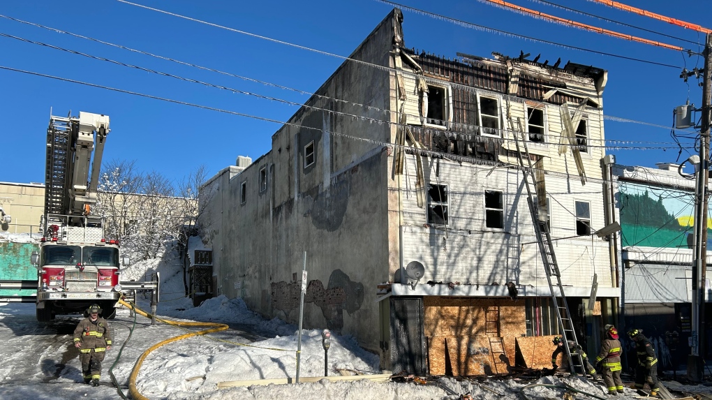 Saint John, N.B., building damaged in fire [Video]