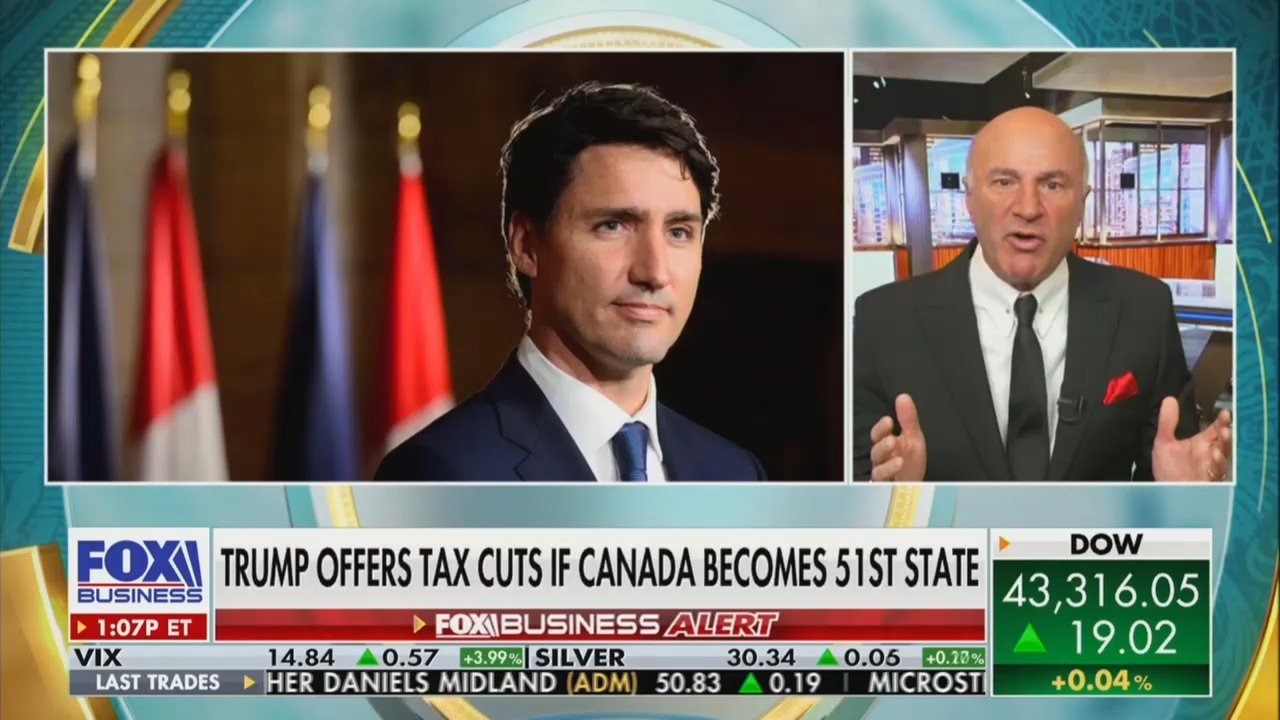 Kevin O’Leary Plans to Pitch Trump On US-Canada Union [Video]