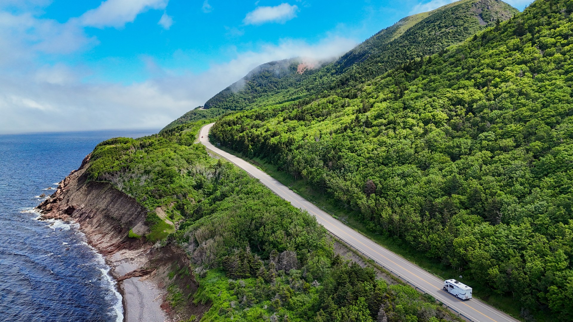 Take a motorhome & discover this Canadian province’s picturesque coastal villages, national parks, whales and bears [Video]