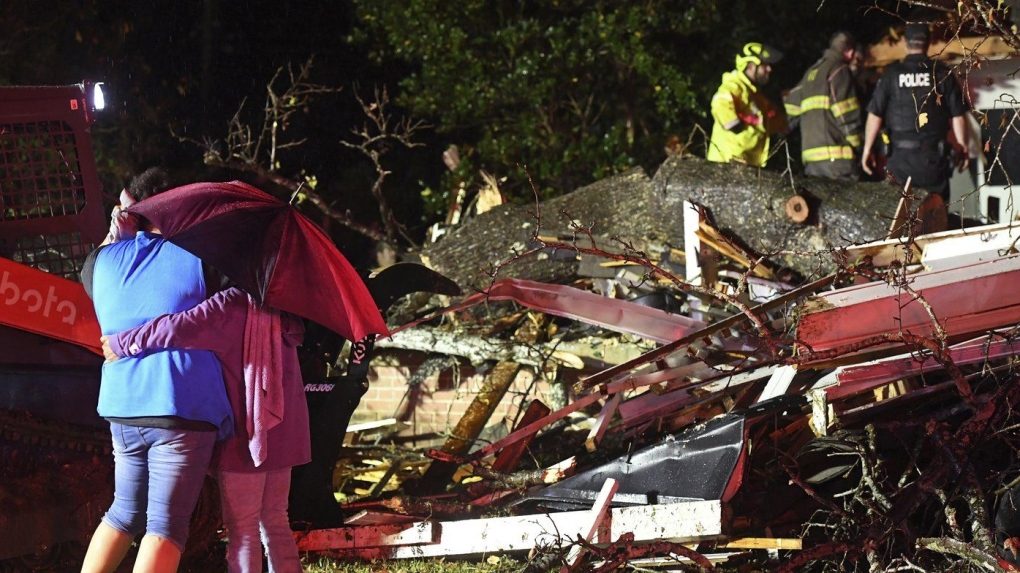 Tornadoes kill 2, injure 6 in U.S. south [Video]