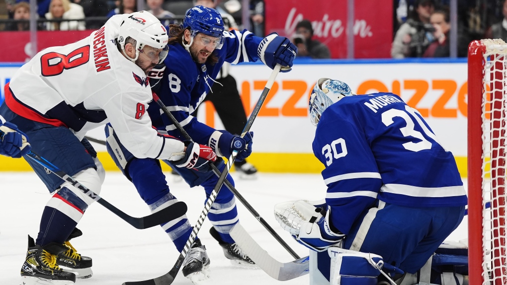 Capitals clip Maple Leafs 5-2 [Video]