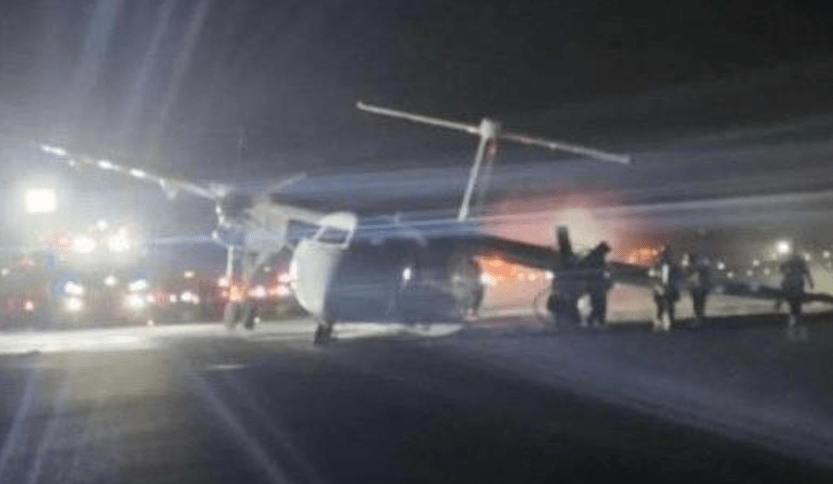 Air Canada plane spits flames in ANOTHER horror landing as 2 more aircraft malfunction on night of South Korea crash  The Irish Sun [Video]