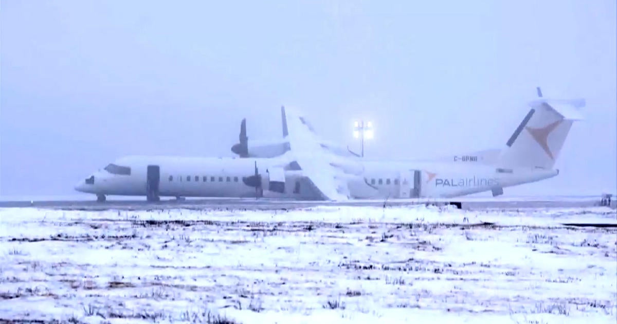 Air Canada flight catches fire during crash landing [Video]