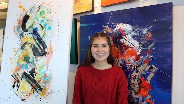 Meet the 17-year-old Quebec painter taking her work international [Video]