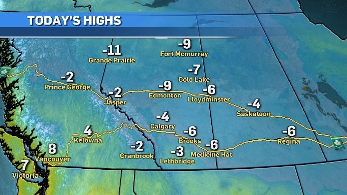 Calgary weather: Monday’s high of -4 C, the warmest temp for at least a week [Video]