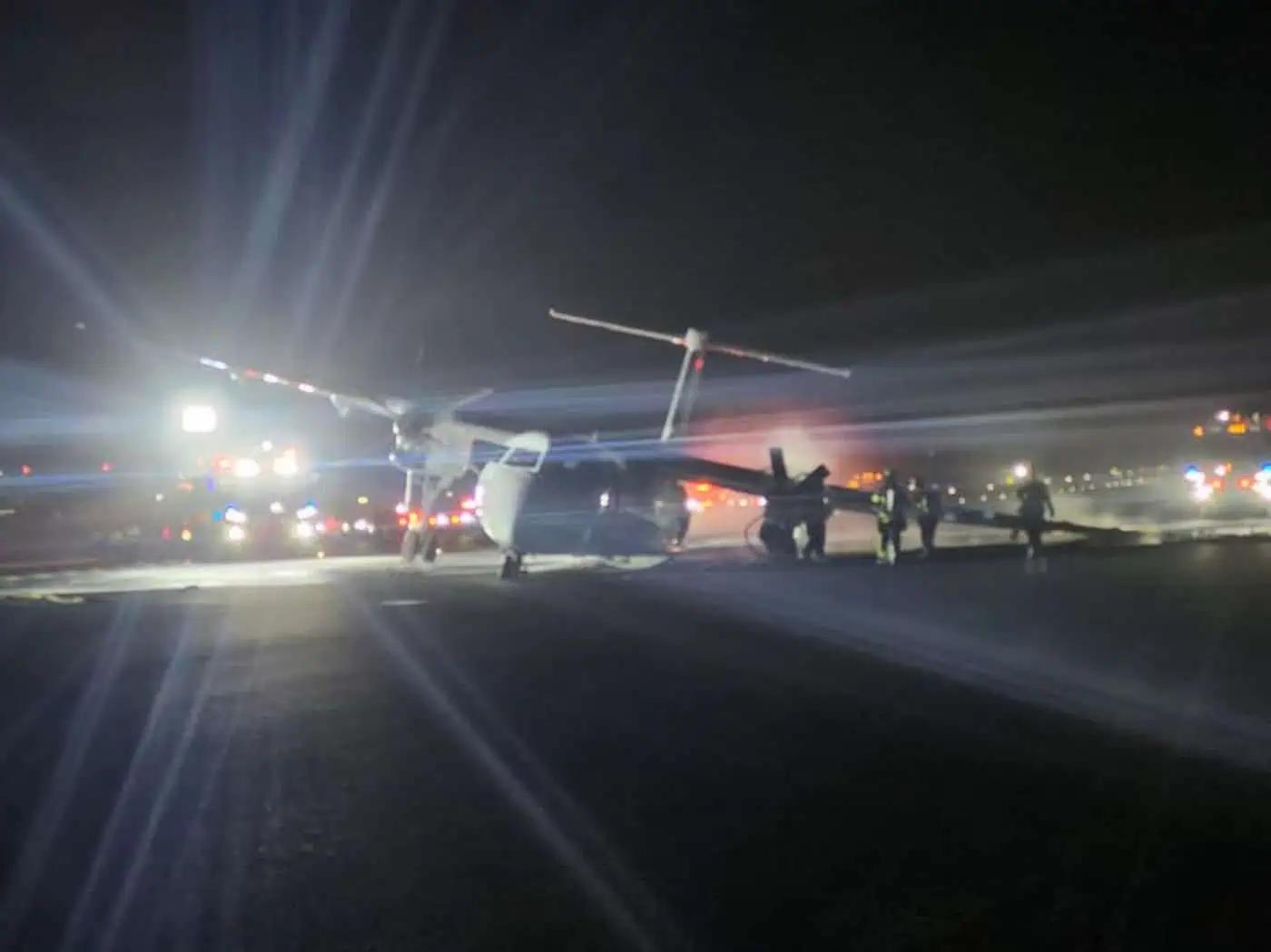 Halifax airport runway reopens after plane caught fire upon landing [Video]