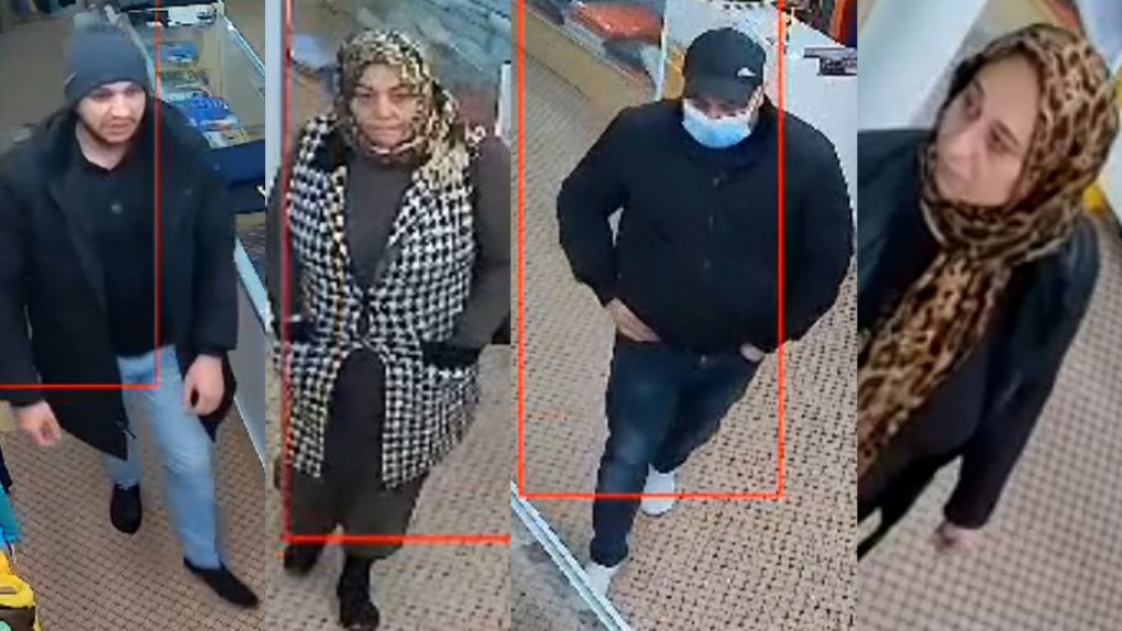 Scarborough distraction theft: 4 suspects sought [Video]