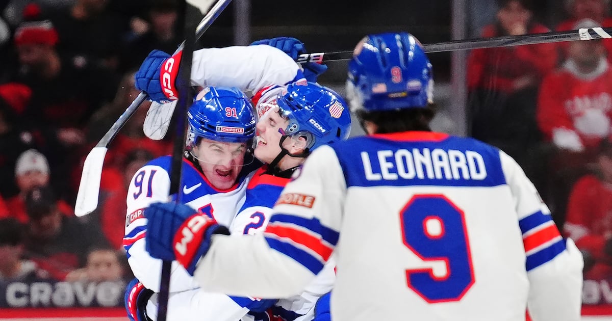 US beats Canada 4-1 to finish first in its group at world junior championship  WSOC TV [Video]