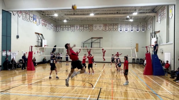 ‘We have the heart’: Nain volleyball team plays up two divisions [Video]