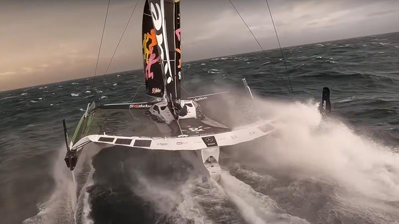 Stunning video from Jules Verne Trophy attempt