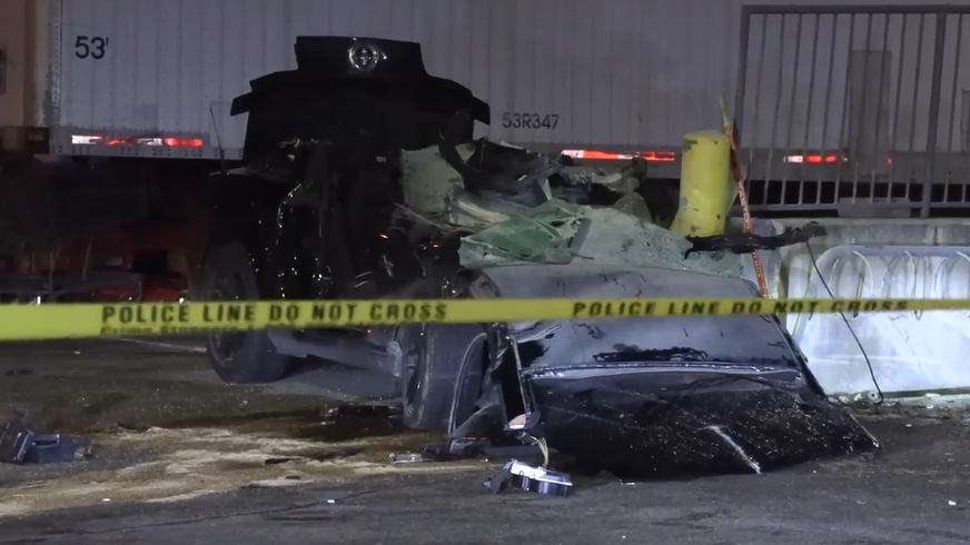 Fiery crash near midtown leaves man injured [Video]