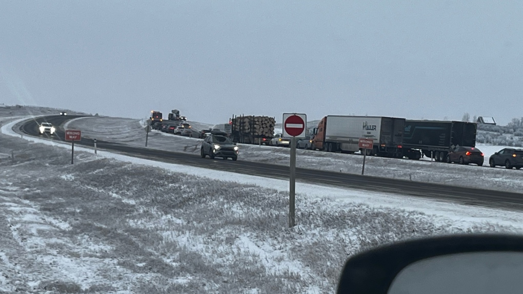 Crash near Cochrane diverts traffic on Trans-Canada Highway [Video]