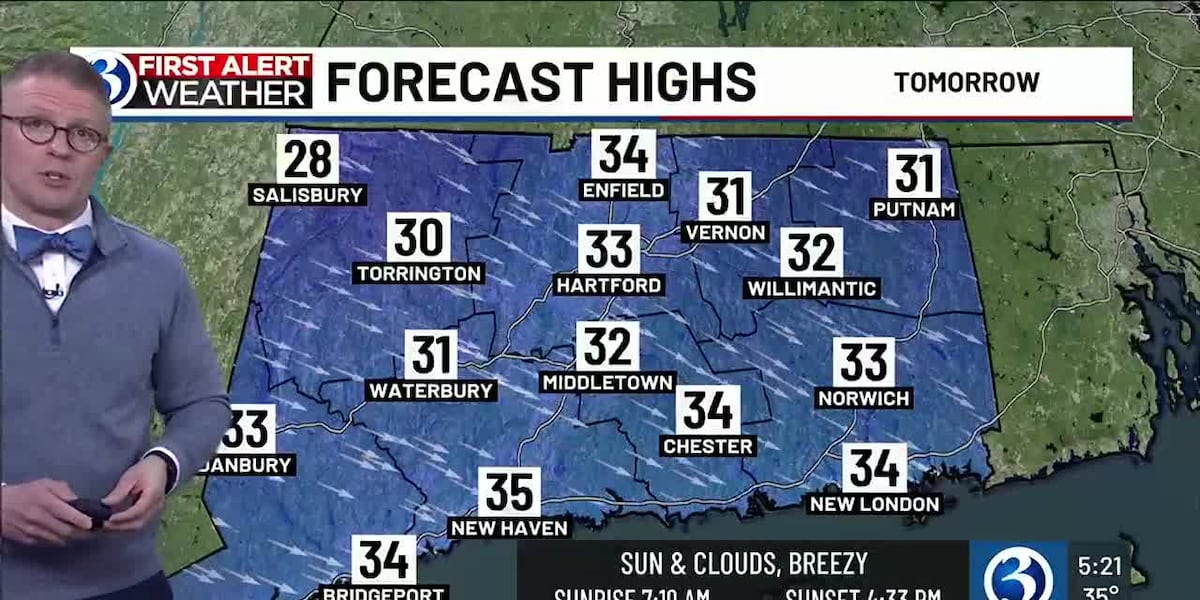 WEATHER: Chilly weather starts to roll in with temperatures dipping below 30 [Video]