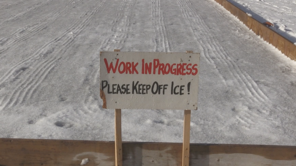 Volunteers get ice rinks ready for skating season [Video]