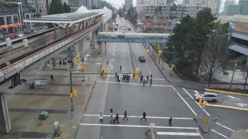 Concerns over pedestrian safety around Metrotown Skytrain Station [Video]