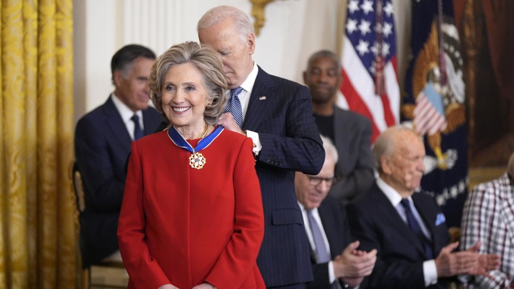 Hillary Clinton among recipients of the U.S. Medal of Freedom [Video]