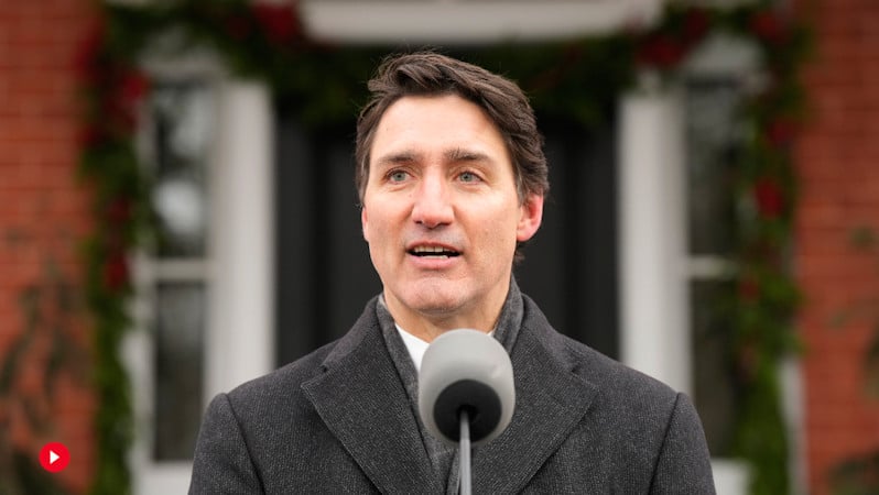 Canadian Prime Minister Trudeau Resigns As Liberal Party Leader (Video)