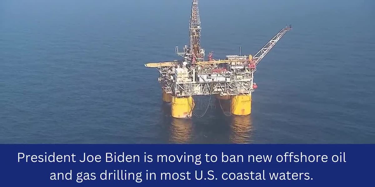 Biden bans new offshore oil and gas drilling in most federal waters [Video]