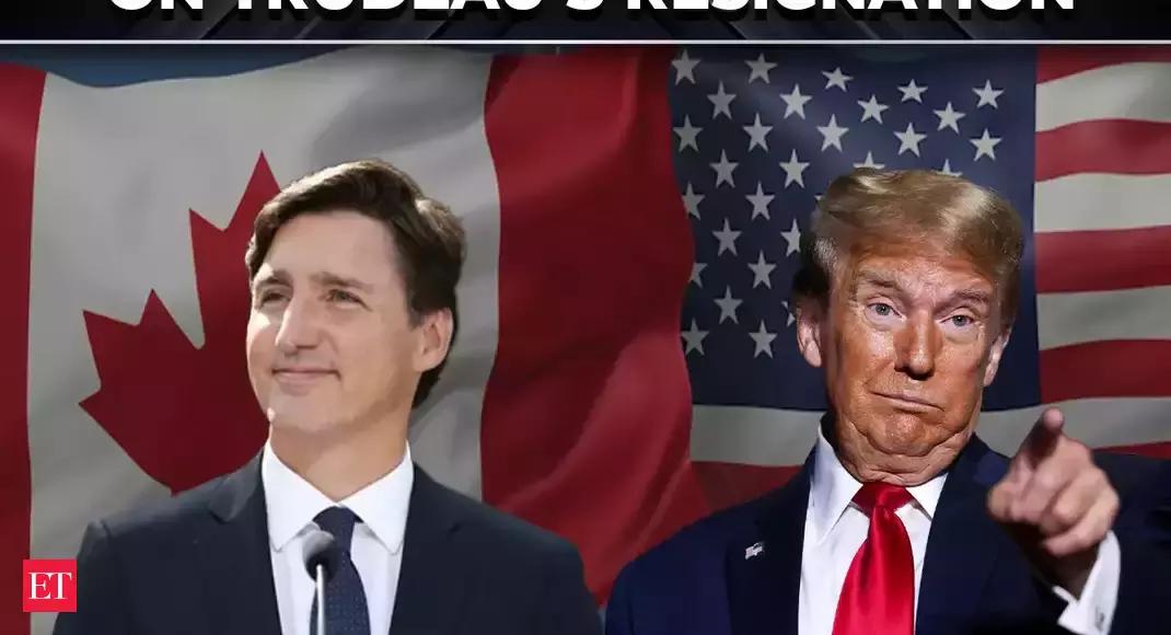 As Trudeau resigns, Trump’s ’51st state’ dig at Canada continues; Musk says ‘2025 …’ – The Economic Times Video