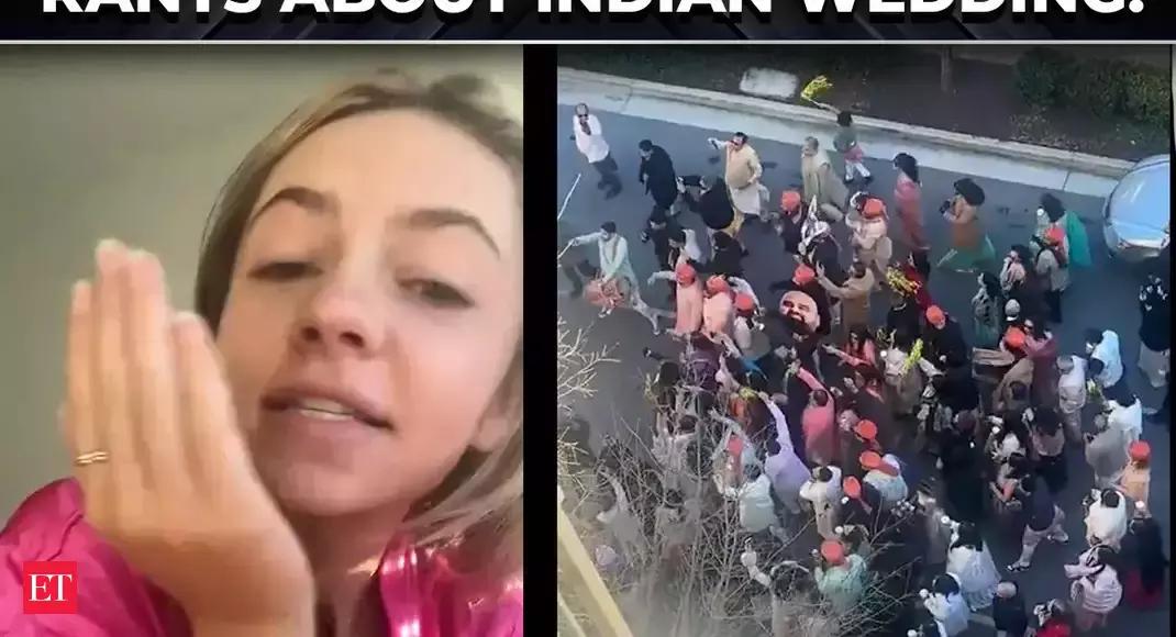 Viral Video: Canadian woman calls out noisy Indian wedding, internet explodes with reactions! – The Economic Times Video