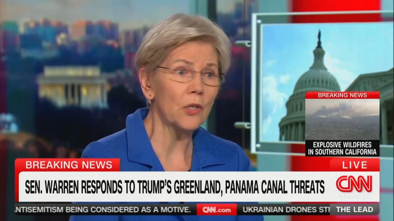 Elizabeth Warren Says Trump’s Threats Are A Distraction [Video]