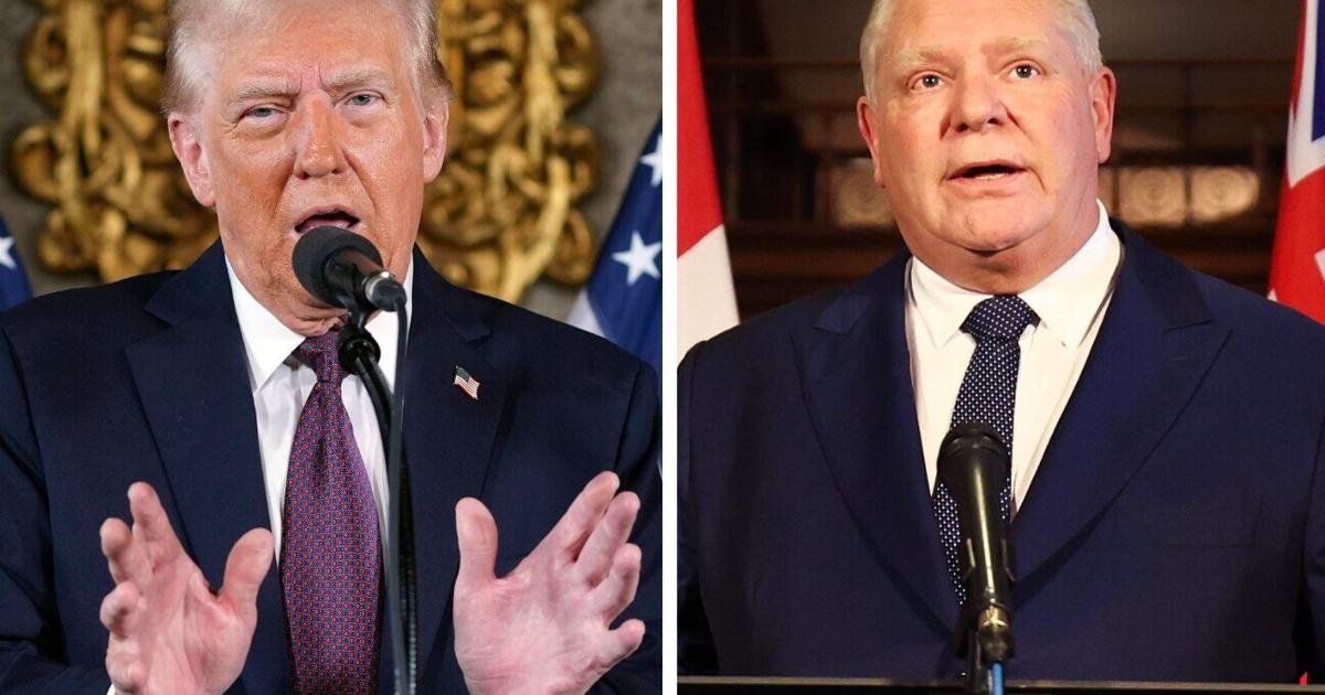 Doug Ford is our top defence against Donald Trump [Video]