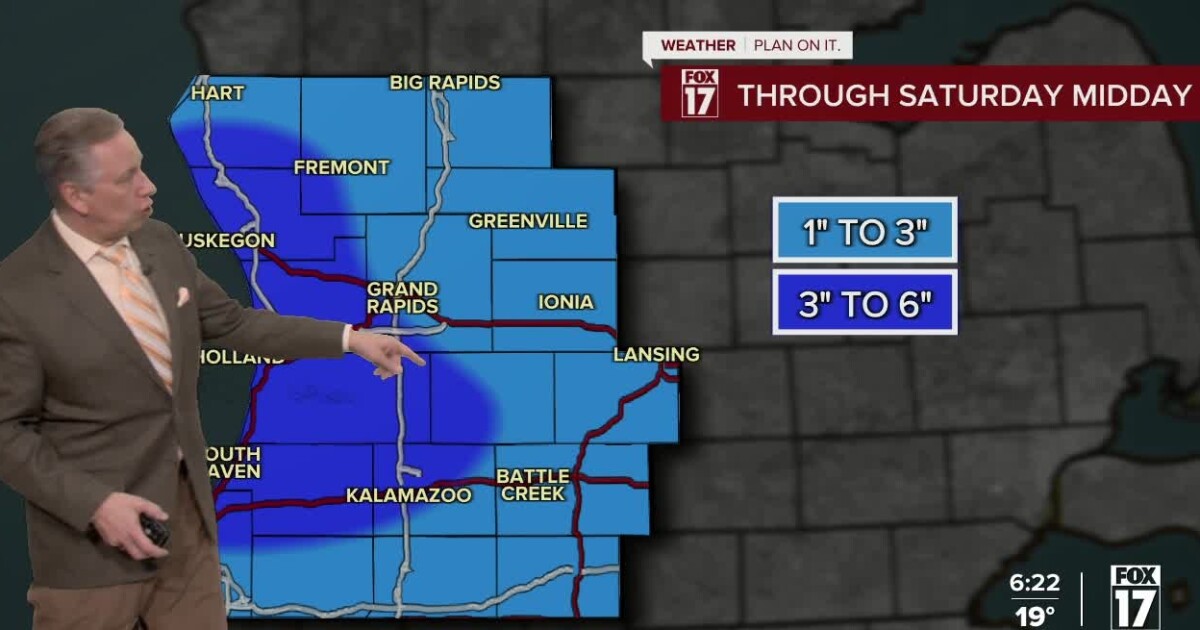 Today’s Forecast: Snow likely, then some lake effect tonight [Video]