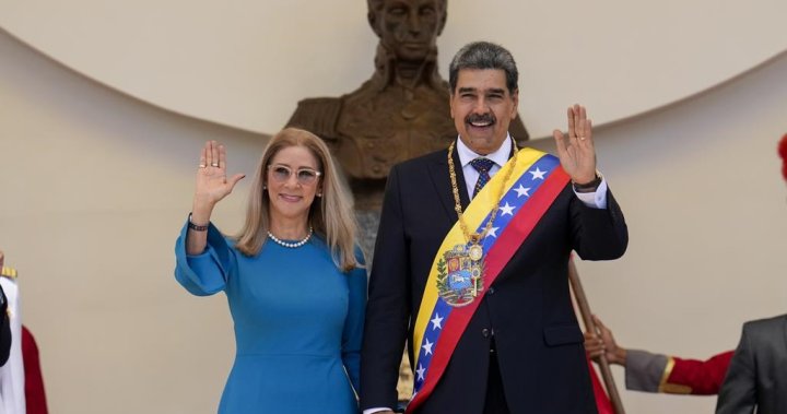 Venezuelas Maduro defies calls to step down, sworn in for 3rd term - National [Video]